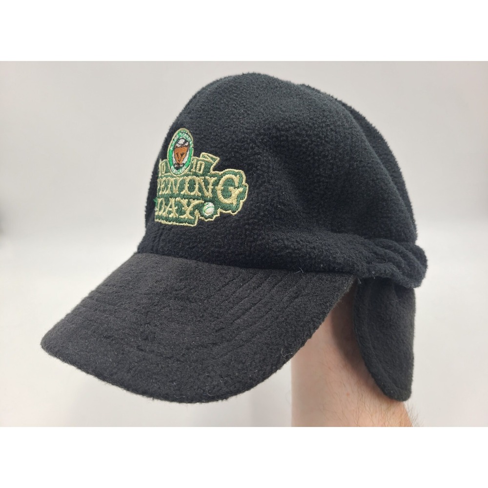 Kane County Cougars 2010 Opening Day Fleece Trapper Hat Cap MiLB Baseball Black